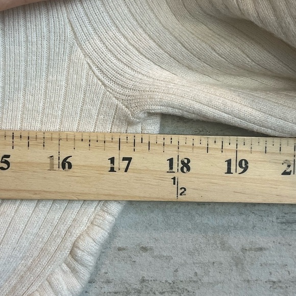 REVOLVE L'Academie Cream V-Neck Sweater - Picture 14 of 16